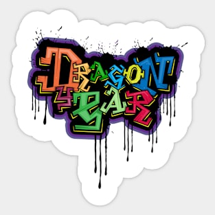 Dragon Year T-Shirt Design Sticker